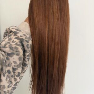 Lace Front Wig in Chestnut Color
